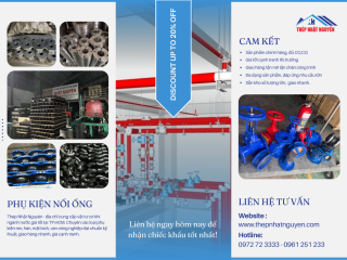 Vật tư cơ khí ngành nước giá tốt, uy tín nhất tại TP.HCM