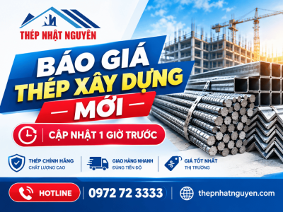 Báo giá thép xây dựng mới | cập nhật 1 giờ trước
