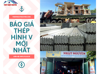 Báo Giá Thép hình V Khu Vực miền Nam -  Giá Rẻ Nhất Thị Trường - Bao Vận Chuyển 