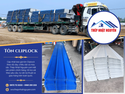 Tôn Cliplock: Đột phá lợp mái âm đai không lỗ vít
